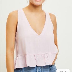 Pacsun LA Hearts V-Neck Babydoll Tank Top